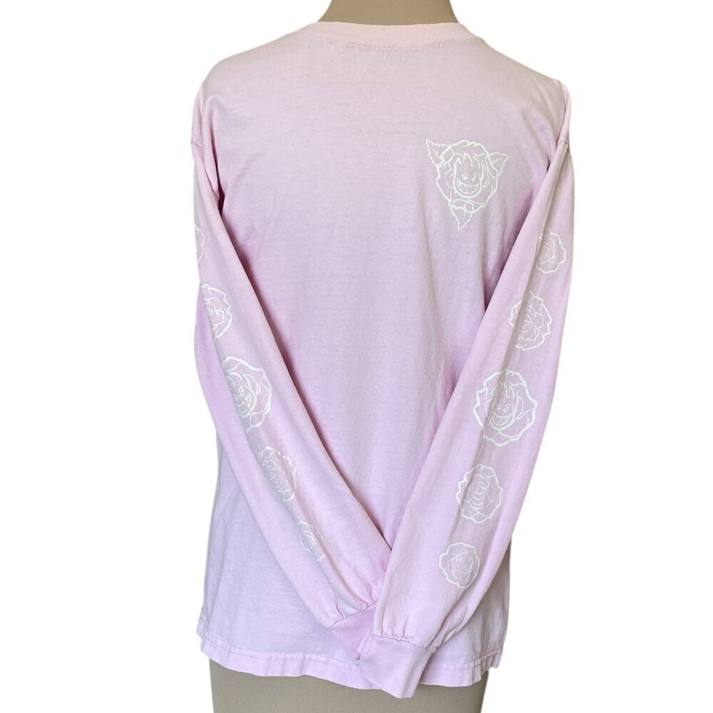 Spitfire Wheels Perennial Young Men's Long Sleeve T-Shirt, Light Pink, Size: M
